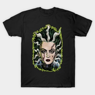 Bride of Frankenstein Vintage Monster Horror T-Shirt